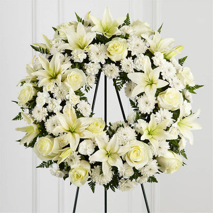 Treasured Tribute Wreath –  Farmington Center Florist Inc, Farmington MI
