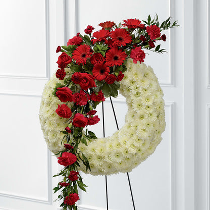 Graceful Tribute Wreath –  Farmington Center Florist Inc, Farmington MI
