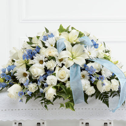 Tender Treasure Casket Spray –  Farmington Center Florist Inc, Farmington MI