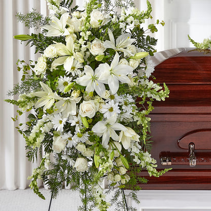 Loving Thoughts Standing Spray –  Farmington Center Florist Inc, Farmington MI