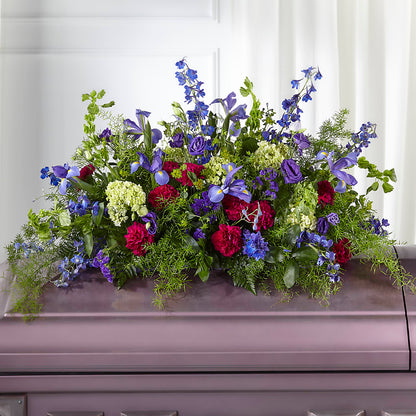 Always Treasured Casket Spray –  Farmington Center Florist Inc, Farmington MI