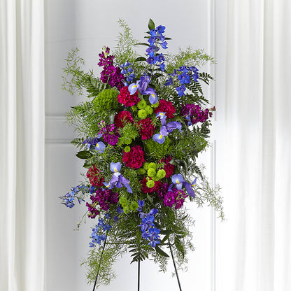 Heavenly Skies Standing Spray –  Farmington Center Florist Inc, Farmington MI