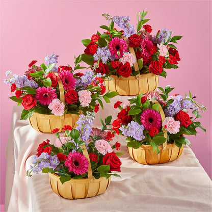 Pink Picnic Basket –  Farmington Center Florist Inc, Farmington MI