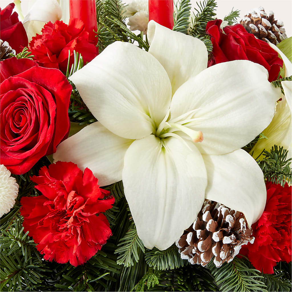Seasonal Festivities Centerpiece –  Farmington Center Florist Inc, Farmington MI