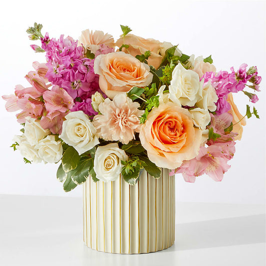 Paradise Bouquet with Ivory Vase –  Farmington Center Florist Inc, Farmington MI