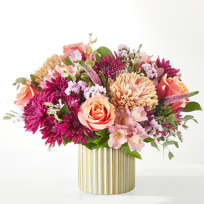 Berry Cobbler Bouquet with Ivory Vase –  Farmington Center Florist Inc, Farmington MI
