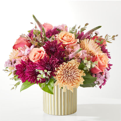 Berry Cobbler Bouquet with Ivory Vase –  Farmington Center Florist Inc, Farmington MI