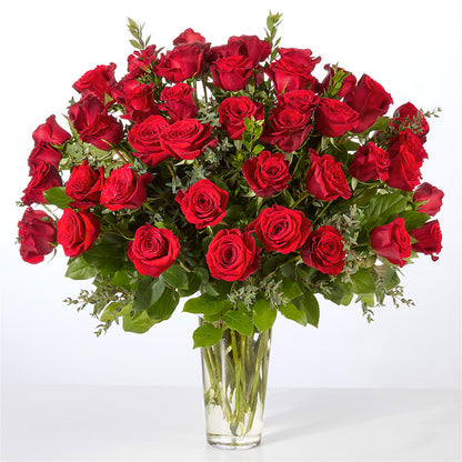 Forever Yours Fifty Stem Red Rose Bouquet –  Farmington Center Florist Inc, Farmington MI