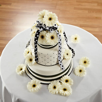 Simple Sophistication Cake Décor –  Farmington Center Florist Inc, Farmington MI