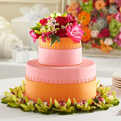 Sweet Citrus Cake Decor –  Farmington Center Florist Inc, Farmington MI