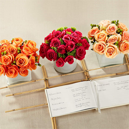 Dawn Rose Centerpiece –  Farmington Center Florist Inc, Farmington MI